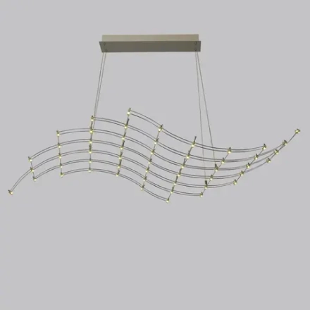 7057/45L HIGHTECH ODL25 289 Подвесной светильник нерж/сталь IP20 LED 3000K 220V WELKIN