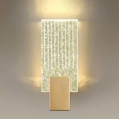 4362/5WL HIGHTECH ODL23 371 матовое золото/металл/стекло Настенный св-к IP20 LED 5W 218Лм 3000K RICCI