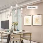 Светильник подвесной Crystal Lux PRINCESS SP1 2760/201