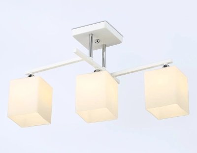 Светильник подвесной TR303113/3 WH/CH/FR белый/хром/белый матовый E27/3 max 40W 490*260*290
