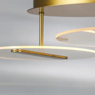 738053 Люстра ACRILE 33W LED 2691LM 120G ЗОЛОТО 3000K Lightstar