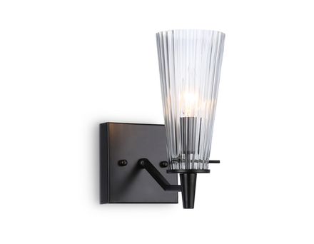 Настенный светильник со сменной лампой TR3239 BK черный E14 max 40W 250*120*210