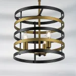 735030 Люстра EPSILON 3х40W E14 ЧЕРНЫЙ/ЗОЛОТО Lightstar