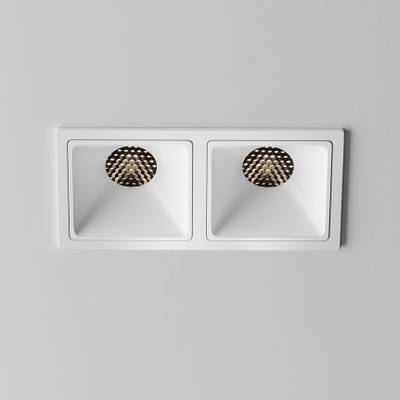 Встраиваемый светильник Alfa LED 4000K 10Вт 50°, DL043-02-10W4K-SQ-W-1. TM Maytoni