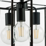 798237 Люстра GENNI 3х40W E27 ЧЕРНЫЙ МАТОВЫЙ/ПРОЗРАЧНЫЙ Lightstar