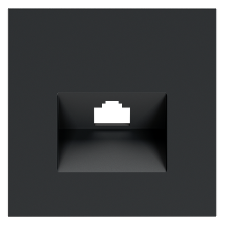 VLS001307 Накладка для розетки компьютерной RJ45 кат.6, S70 (графит). (ТМ Maytoni)