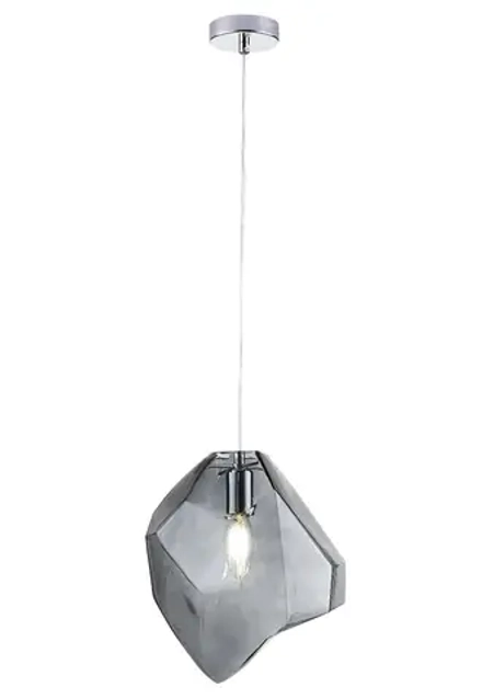 Светильник подвесной Crystal Lux NUESTRO SP1 CHROME/SMOKE 3425/201