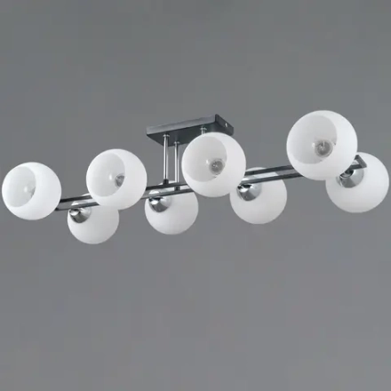 IL0791-8CSQ-25 BK CR TRENTO светильник потолочный ILLUMICO, E27х8