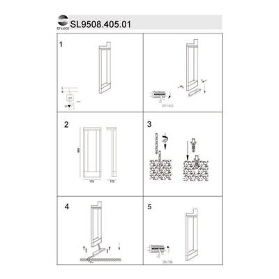 SL9508.405.01 Светильник уличный наземный ST-Luce Черный LED 1*10W 4000K