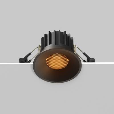 Встраиваемый светильник Round 2700K 12Вт 60° IP 20, DL058-12W2.7K-B. TM Maytoni
