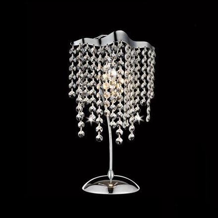 Citilux Рита CL325811 Настольная лампа хрустальная Хром
