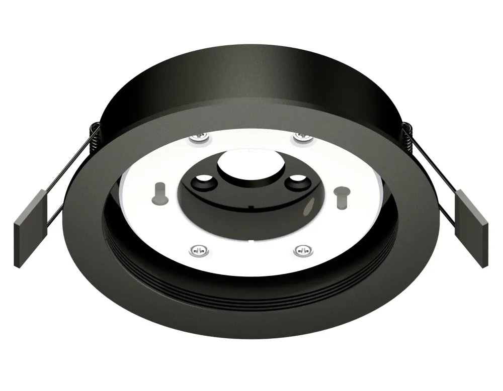 Корпус светильника встраиваемый C8051 SBK черный песок D110*H40mm Out2mm GX53