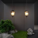 Уличный подвесной светильник IP44 GL 1004H черное золото