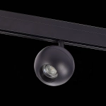 ST354.446.12 Магнитный трековый светильник Черный LED 1*12W 4000K 680Lm Ra>80 36° IP20 L120xW100xH195 48V
