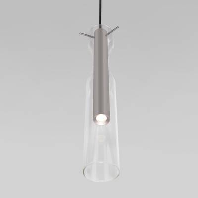 Подвесной светодиодный светильник со стеклянным плафоном 50254/1 LED графит