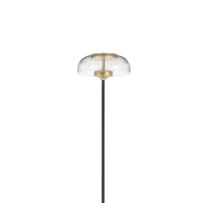 738773 Торшер ACRILE 7W LED 263LM 120G ЗОЛОТО/ЧЕРНЫЙ 3000K Lightstar