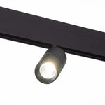 ST365.446.07 Магнитный трековый светильник Черный LED 1*7W 4000K 595Lm Ra&gt;80 36° IP20 L-xW44xH90 48V