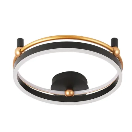 Светильник потолочный Crystal Lux FERNANDO PL48W LED BLACK/GOLD 0621/148