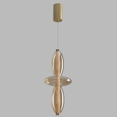 Светильник подвесной Crystal Lux QUASAR SP14W LED AMBER 3790/214