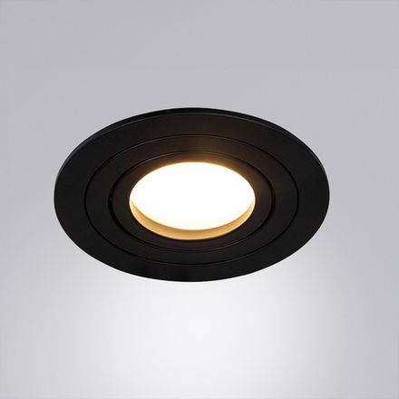 Точечный встраиваемый светильник Arte Lamp TARF A2167PL-1BK, 1хGU10
