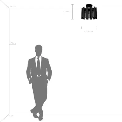 712044 Люстра AGAVE 3х40W E27 СЕРЕБРО С ПАТИНОЙ/ПРОЗРАЧНЫЙ Lightstar