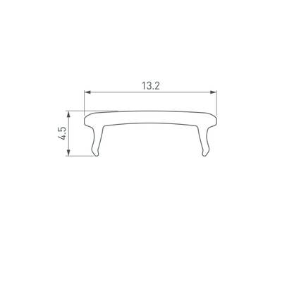 Экран SL-COMFORT-2316-2000 BLACK (Arlight, Пластик)