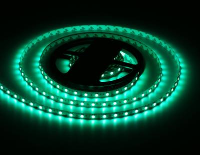 Комплект светодиодной ленты RGB 5m GS2402 5050 60Led /14.4W m/ 12V IP20 RGB/ 5000*10*1.87mm/ кратность резки 50mm (4 конт.) (адаптер, вилка, контроллер, пульт в комплекте)