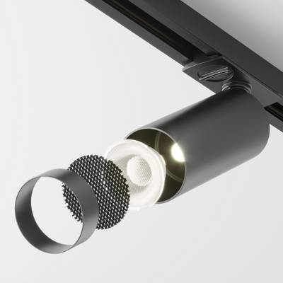 Трековый светильник Focus Led Unity 3000K 12Вт 50° Dim Triac, TR021-1-12B3K-W-D-B. TM Maytoni