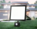 Прожектор светодиодный с датчиком движения ST8115 BK черный IP65 LED 6500K 100W 208*178*31