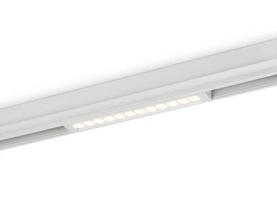 Светильник светодиодный трековый для шинопровода Magnetic GL1715 WH белый IP20 12W 4200K 220V 24° 232*25*42 (Без ПДУ)