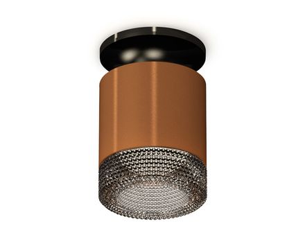 Комплект накладного светильника с композитным хрусталем XS7404102 SCF/BK кофе песок/тонированный MR16 GU5.3 (N7926, C7404, N7192)