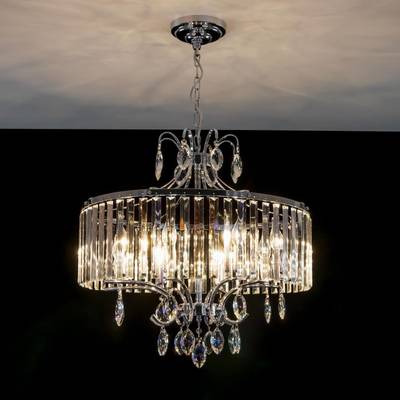 Citilux Инга CL335181 Люстра подвесная хрустальная Хром
