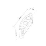 Фасадный светильник Arte Lamp BOSTO A3122AL-6WH, 6хLED