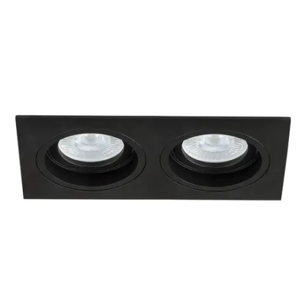 Точечный встраиваемый светильник Arte Lamp TARF A2178PL-2BK, 2хGU10