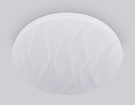 Потолочный светодиодный светильник FZ1014 WH белый 30W 6400K D370*55 (Без ПДУ)