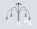 Светильник на штанге LH55651/5 СH/CL хром/прозрачный E14*5 max 40W D600*440