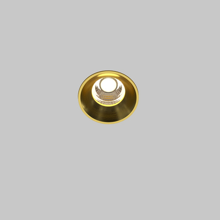 Встраиваемый светильник Раунд / Round 7 Вт 3000 К 50°, DL058-7W3K-TRS-BS. TM Maytoni