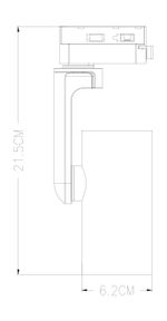 Трековый светильник Arte Lamp BUCHO A2668PL-1SS, 1хGU10