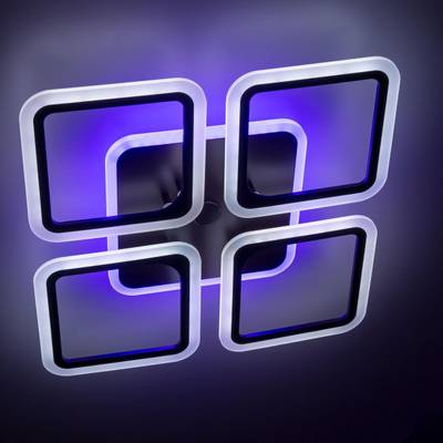 Citilux Марсель Смарт CL232A145E RGB Умная люстра Чёрная
