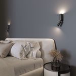 Настенный светодиодный светильник в стиле лофт 40020/1 LED черный жемчуг