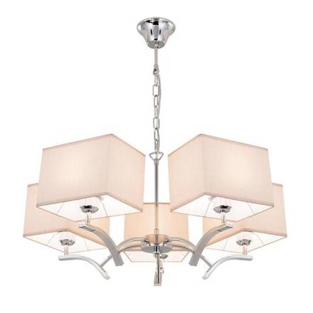 Citilux Эвора Квадро CL460251 Люстра с бежевыми абажурами