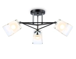 Светильник подвесной TR303072/3 BK/CH/FR черный/хром/белый матовый E27/3 max 40W D560*250