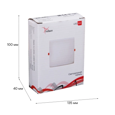 70604-9.0-001OL LED8W WH 4000K панель светодиодная Reluce Technical, LED
