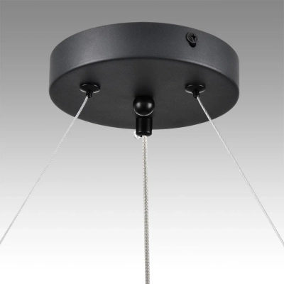 8242/9 COMFI LN26 245 черный металл Светильник подвесной LED GX53 8*7W 220V LUAZANA