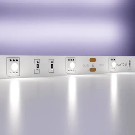 Светодиодная лента 12В 5050 7,2Вт/м 6000K 5м IP20, 10122. TM Maytoni