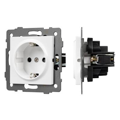 Механизм электрической розетки SCT-MEU1-PL-WH-V (250V, 16A) (Arlight, -)