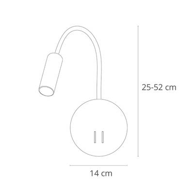 Бра Arte Lamp ELECTRA A8231AP-1BK, LED