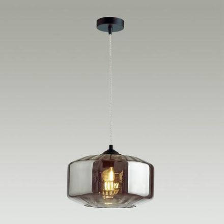 4746/1 PENDANT ODL21 487 дымчатый/черный Подвес E27 60W BINGA