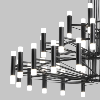 Подвесная люстра Arte lamp EMPIRE A2482SP-84BK, 1хLED