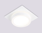 Светильник встраиваемый TN52421 WH/FR белый/белый матовый GX53 max 12W 105*105*45